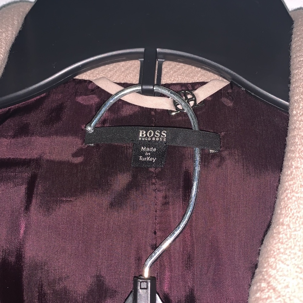 Hugo Boss Women’s Blazer Skirt Suit Size 0 Manou Karlota Style Dusty Lilac Mauve - Picture 2 of 14